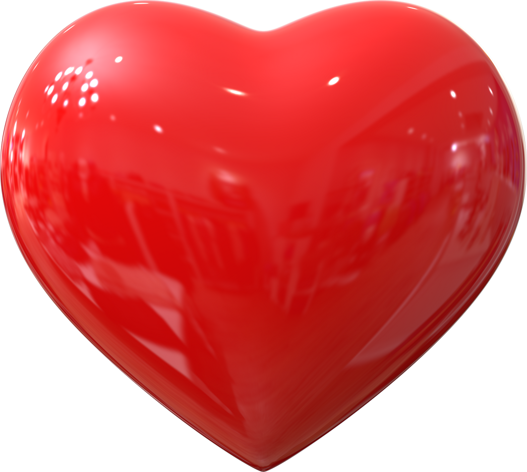 3D Red Heart